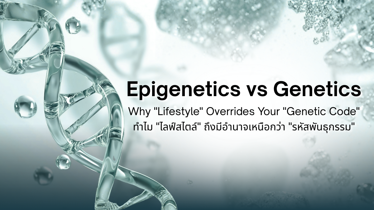 Epigenetics vs Genetics: ทำไมไลฟ์สไตล์ชนะพันธุกรรม | Genfosis